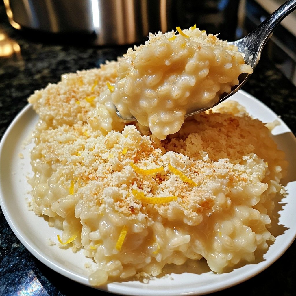 Risotto mit Zitrone und Parmesan