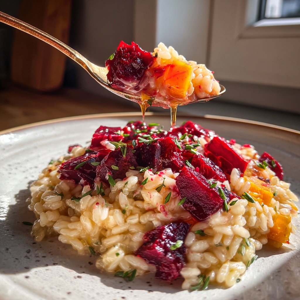 Risotto mit Roter Bete