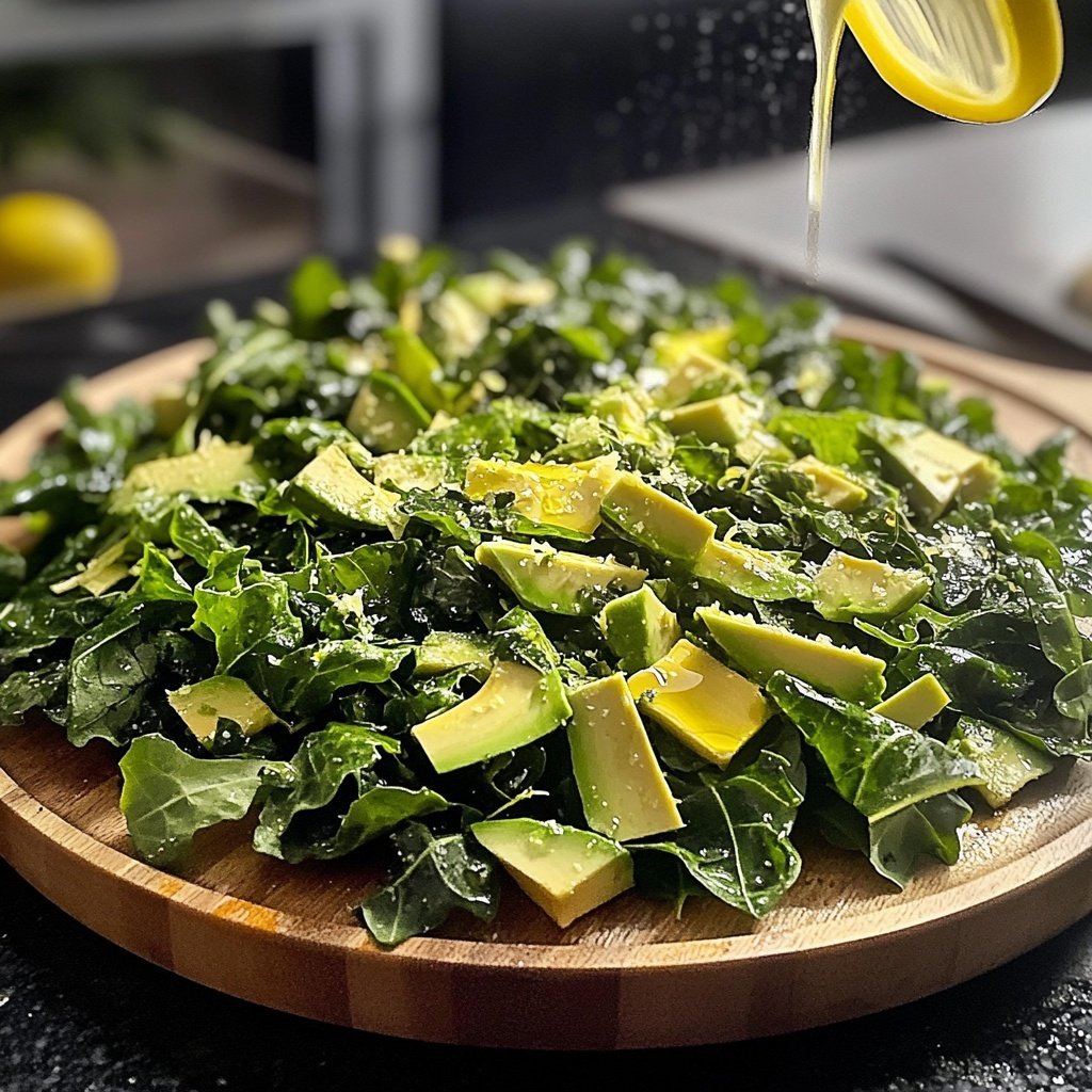 Vegetarischer Grünkohl-Salat