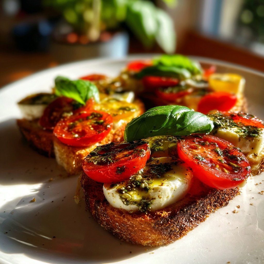 Caprese mit Büffelmozzarella