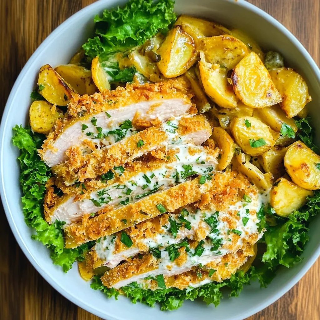 Caesar-Hähnchen-Bowl