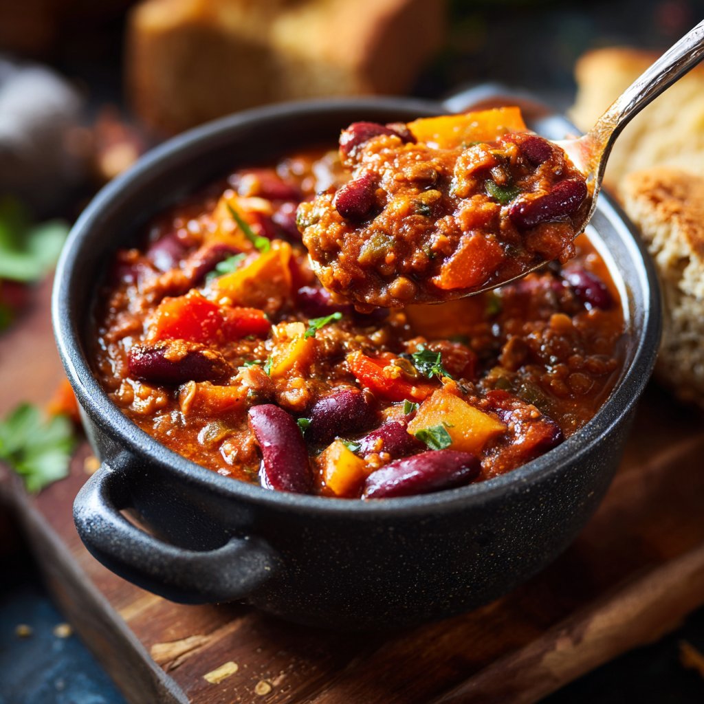 Chili sin Carne mit Linsen