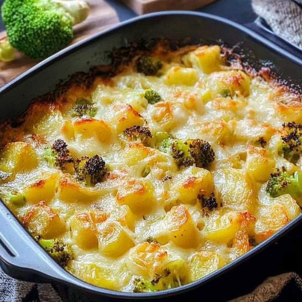 Rosenkohlauflauf mit Kartoffeln