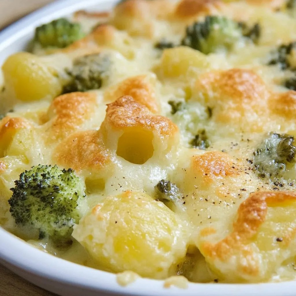 Kartoffelgratin mit Romanesco