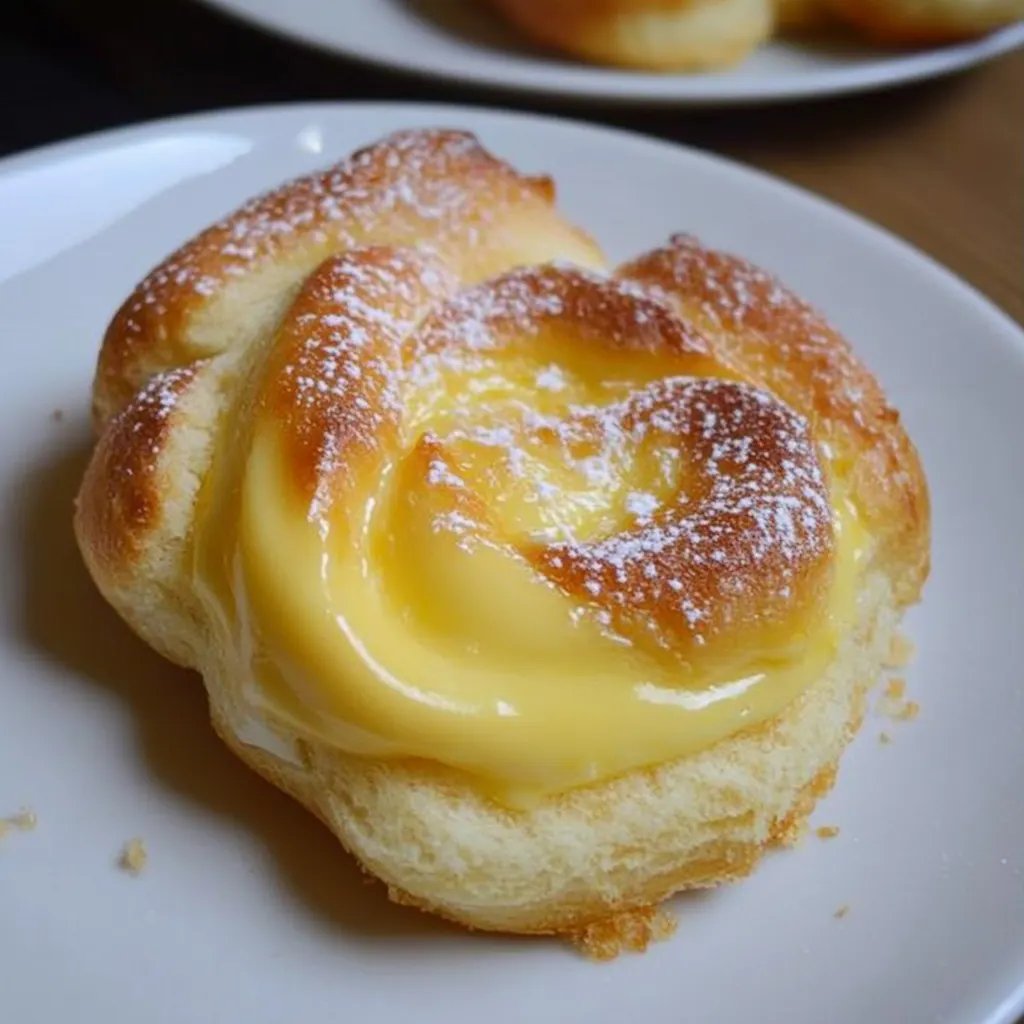 Fluffige Puddingschnecken