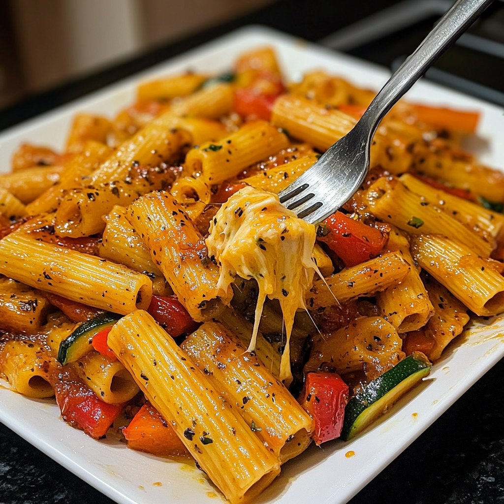 Rigatoni mit Ofengemüse
