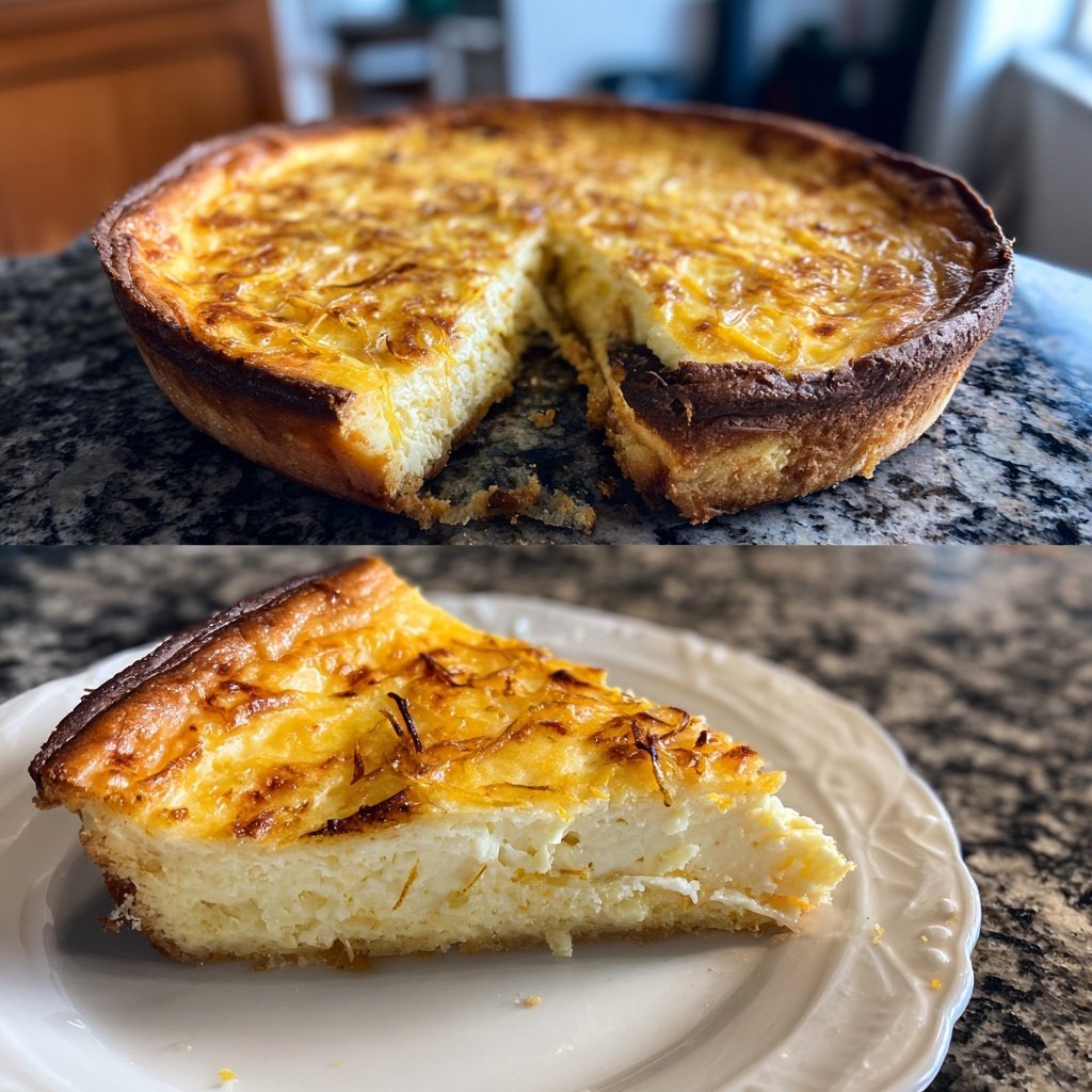 Käsekuchen mit Orangennote