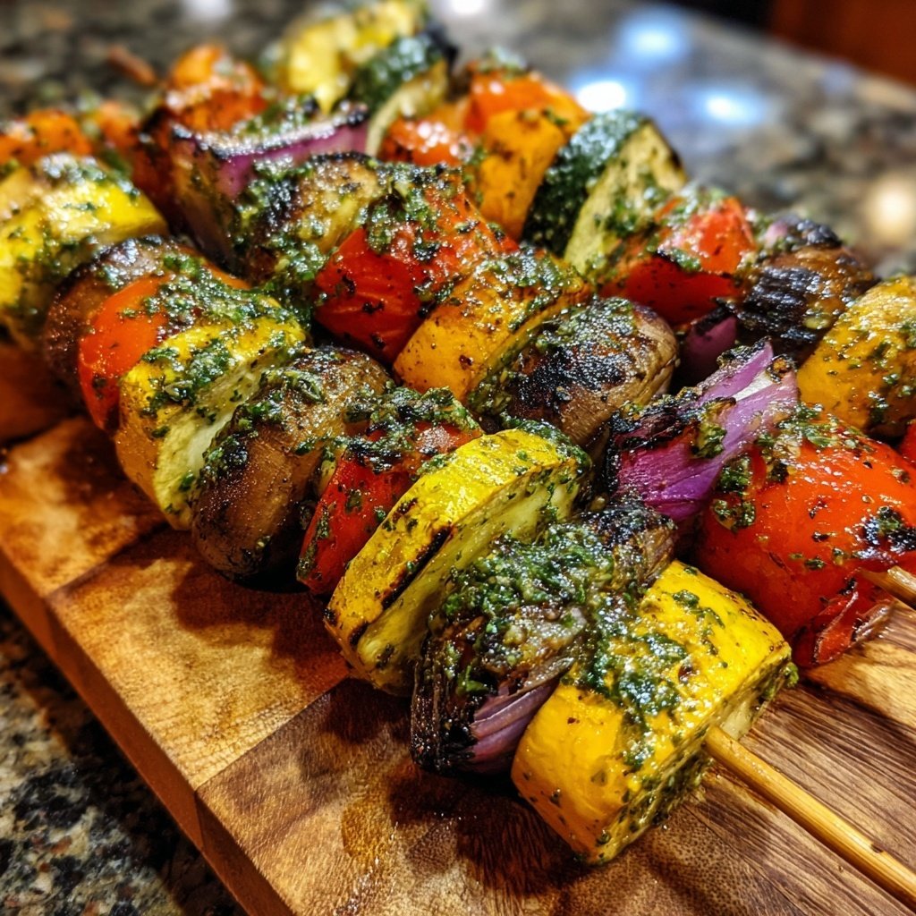 Gegrillte Gemüse Spieße