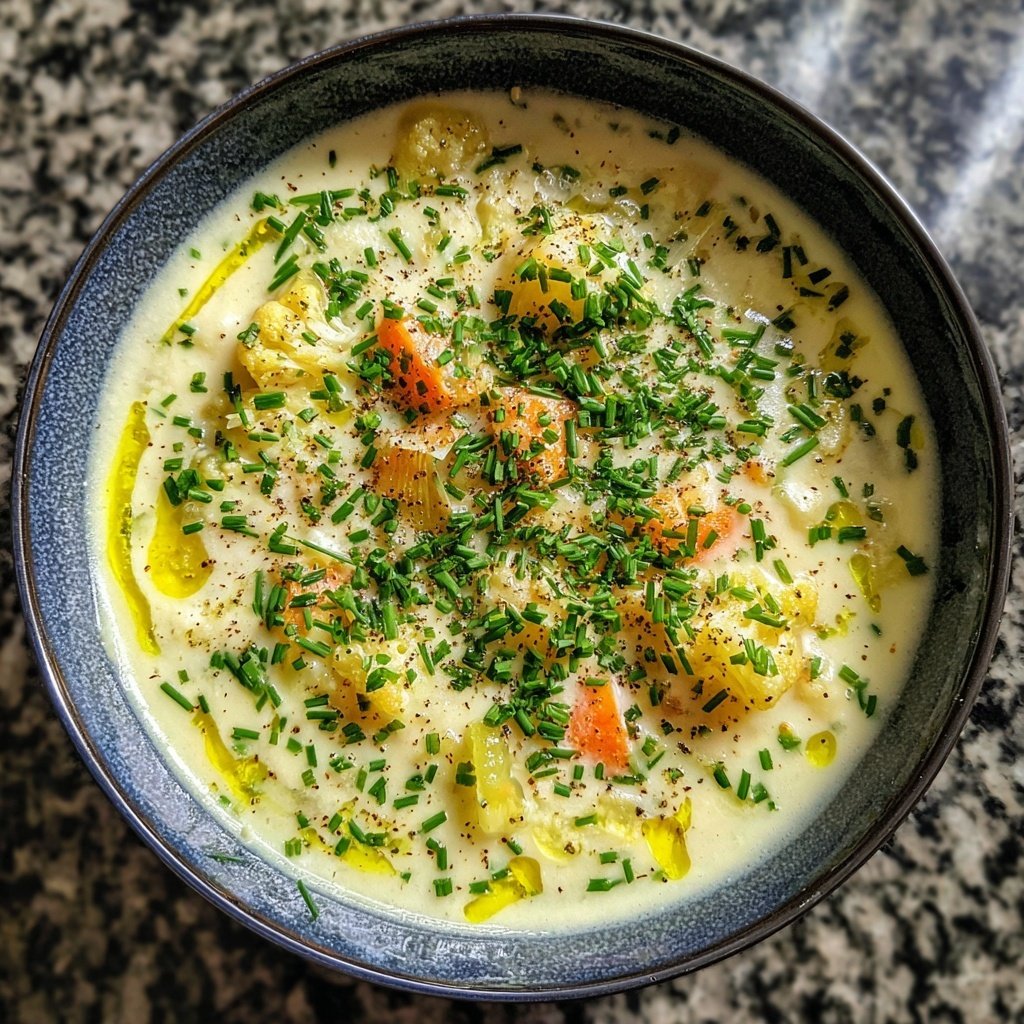 Blumenkohl Suppe Mit Lauch