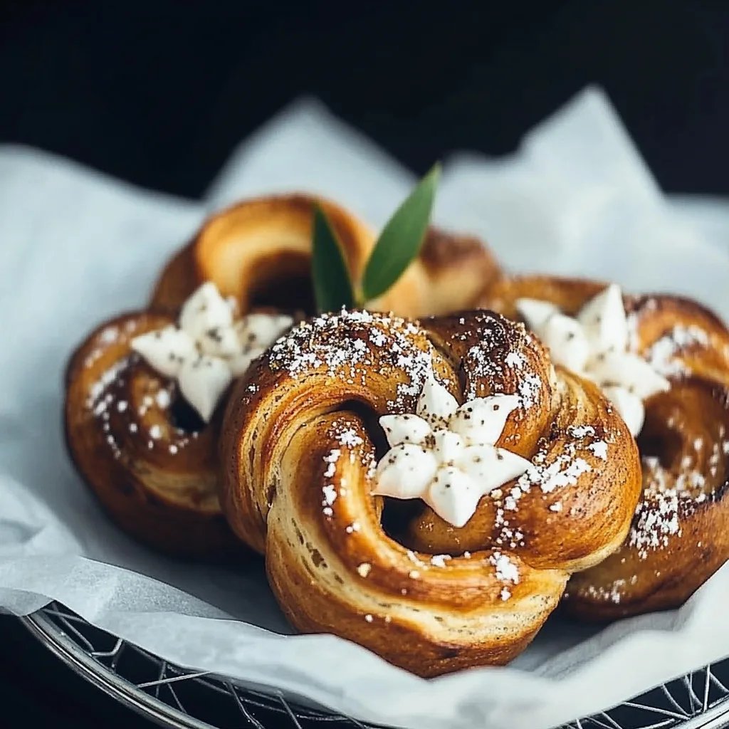 Zimtknoten mit Kardamom