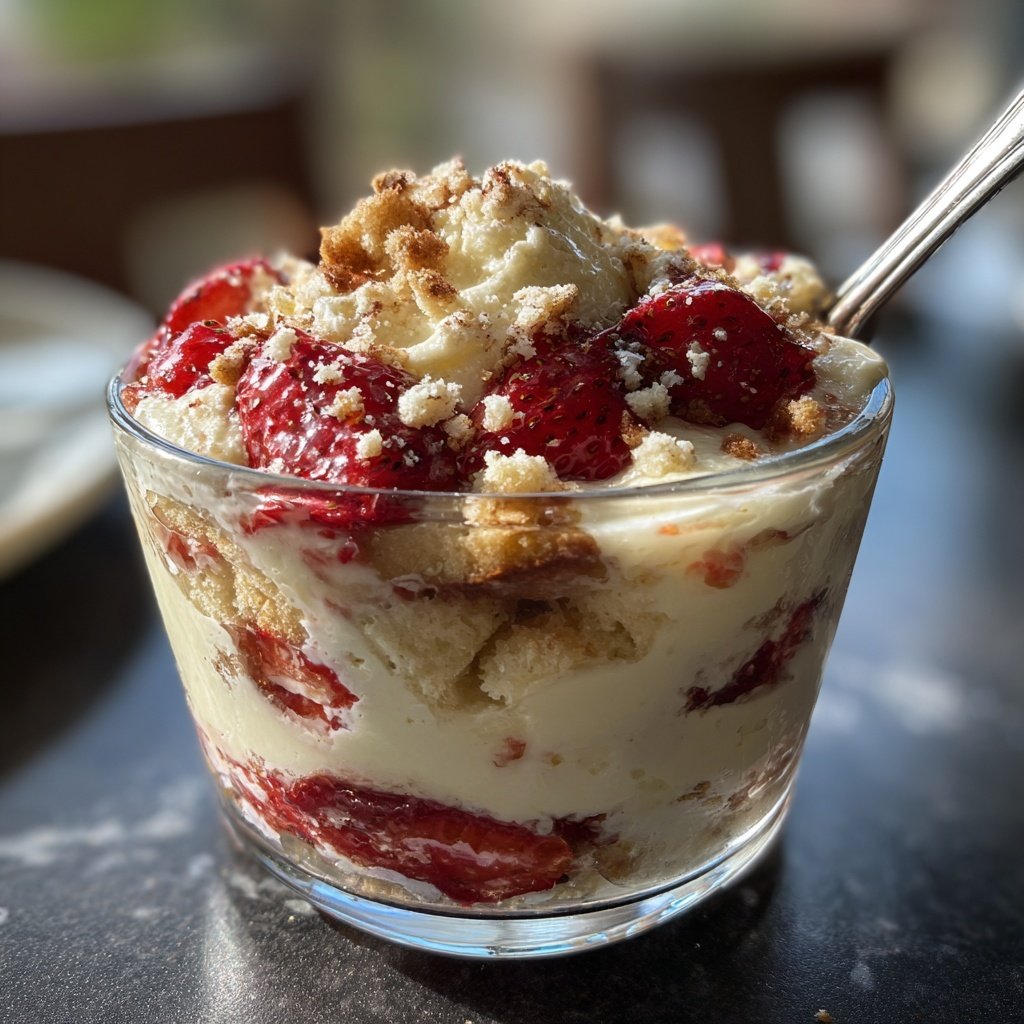 Erdbeer Vanille Schichtdessert