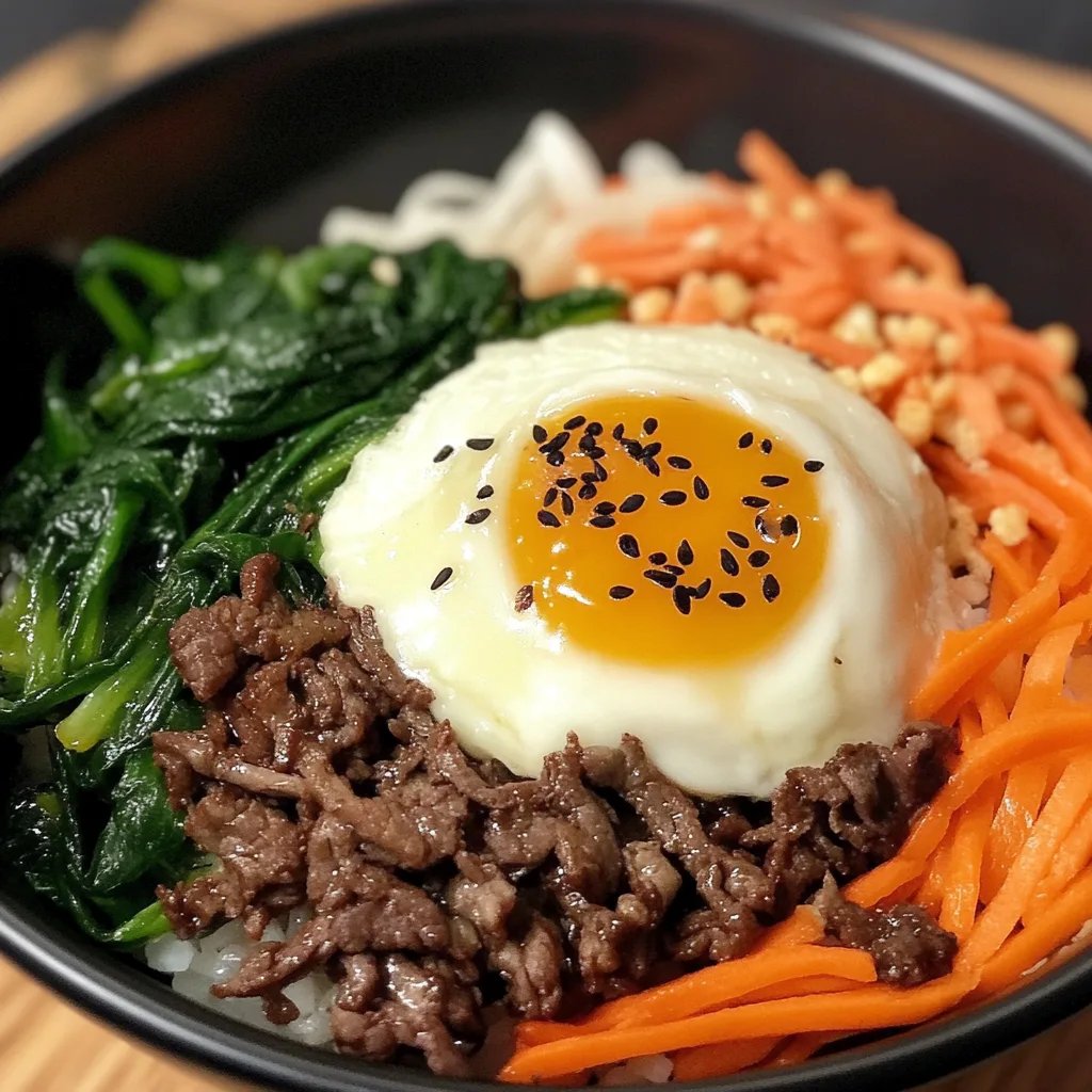 Bibimbap mit Hackfleisch