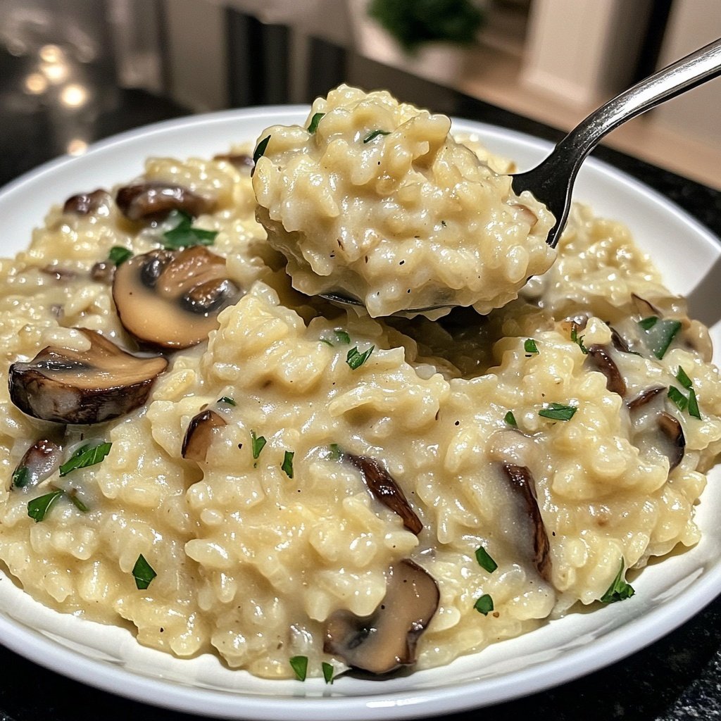 Risotto mit Champignons
