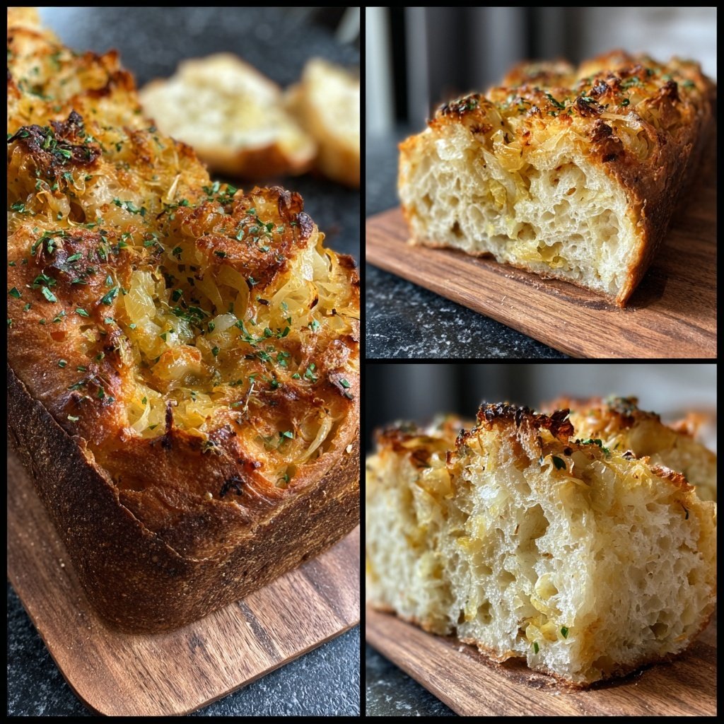 Zwiebel Zupfbrot Aus Der Kastenform