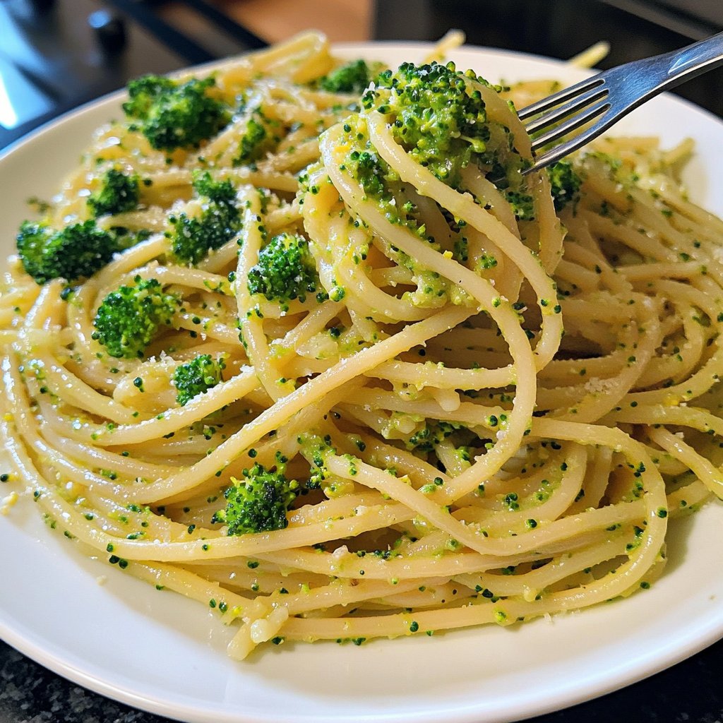 Pasta mit Brokkoli und Knoblauch