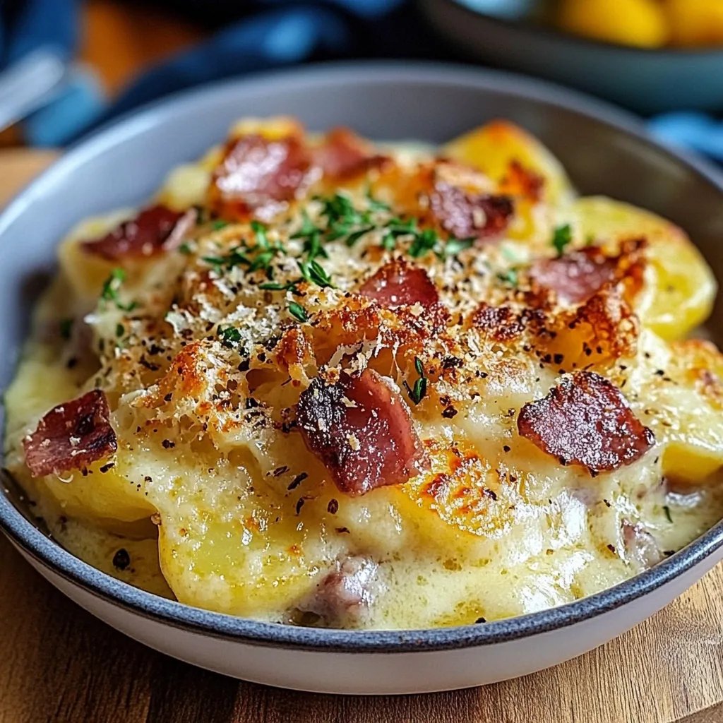 Carbonara Kartoffelauflauf