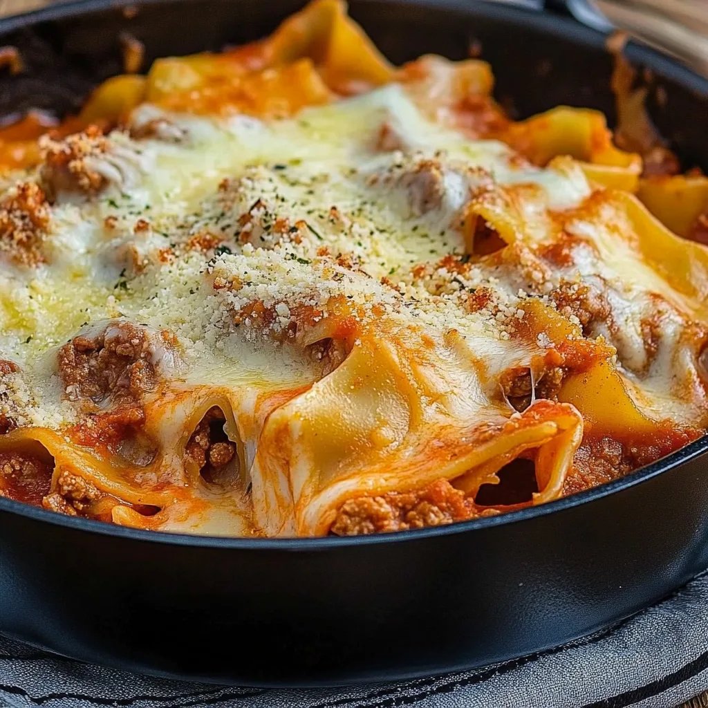 Gebratene Lasagne